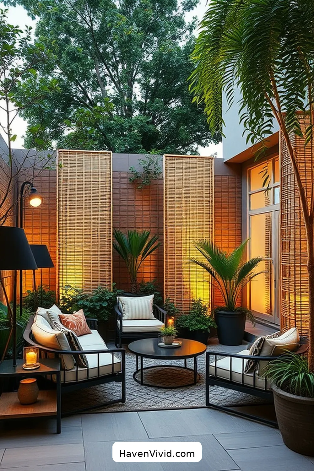 10 Artistic Ways of Using Bamboo in Outdoor Patio Spaces 9 Bamboo Dividers: Innovative Solutions for Smaller Patios for 10 Artistic Ways of Using Bamboo in Outdoor Patio Spaces