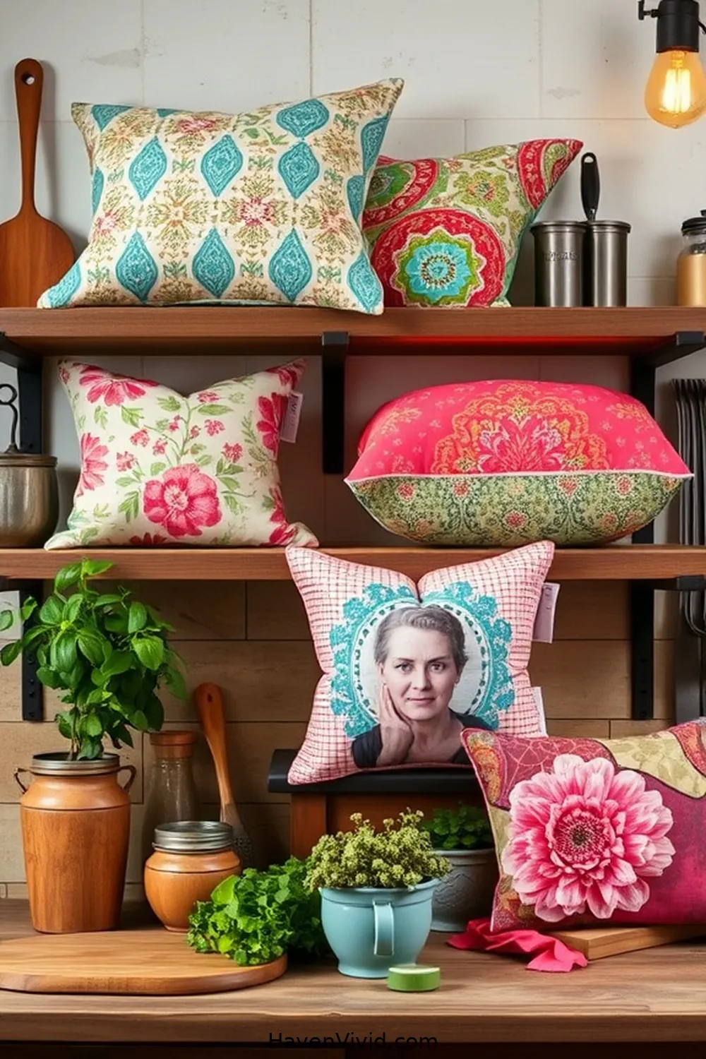 10 Artistic Ways to Decorate Kitchen Spaces Using Upcycled Fabric 6 Craft Decorative Pillow Covers for 10 Artistic Ways to Decorate Kitchen Spaces Using Upcycled Fabric