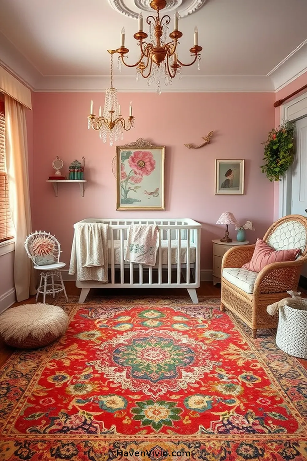 10 Chic Ways for a Glamorous Nursery Lifestyle Using Reclaimed Materials 6 Antique Rugs for a Cozy Touch for 10 Chic Ways for a Glamorous Nursery Lifestyle Using Reclaimed Materials