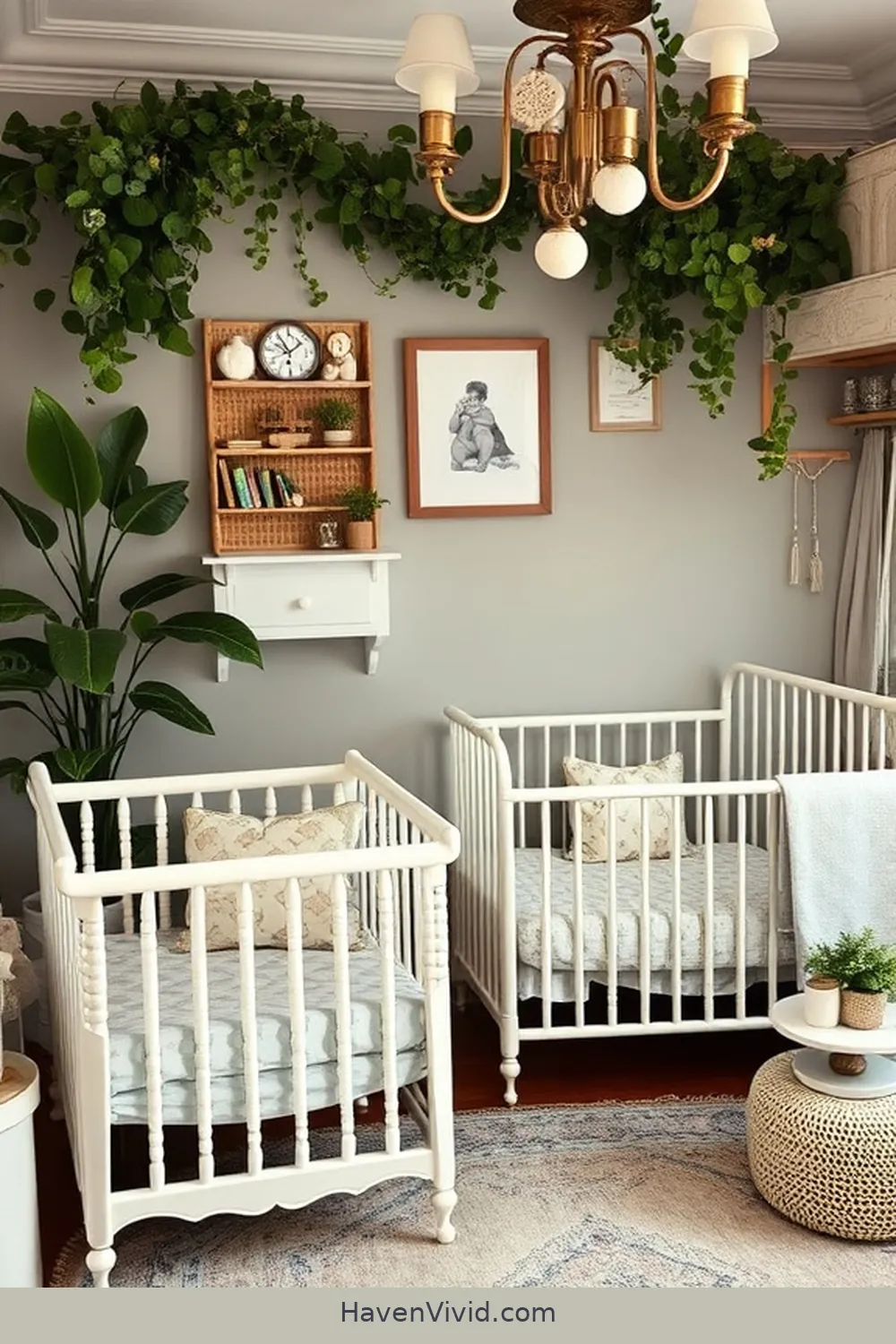 10 Chic Ways for a Glamorous Nursery Lifestyle Using Reclaimed Materials 2 Vintage Crib Transformations for 10 Chic Ways for a Glamorous Nursery Lifestyle Using Reclaimed Materials