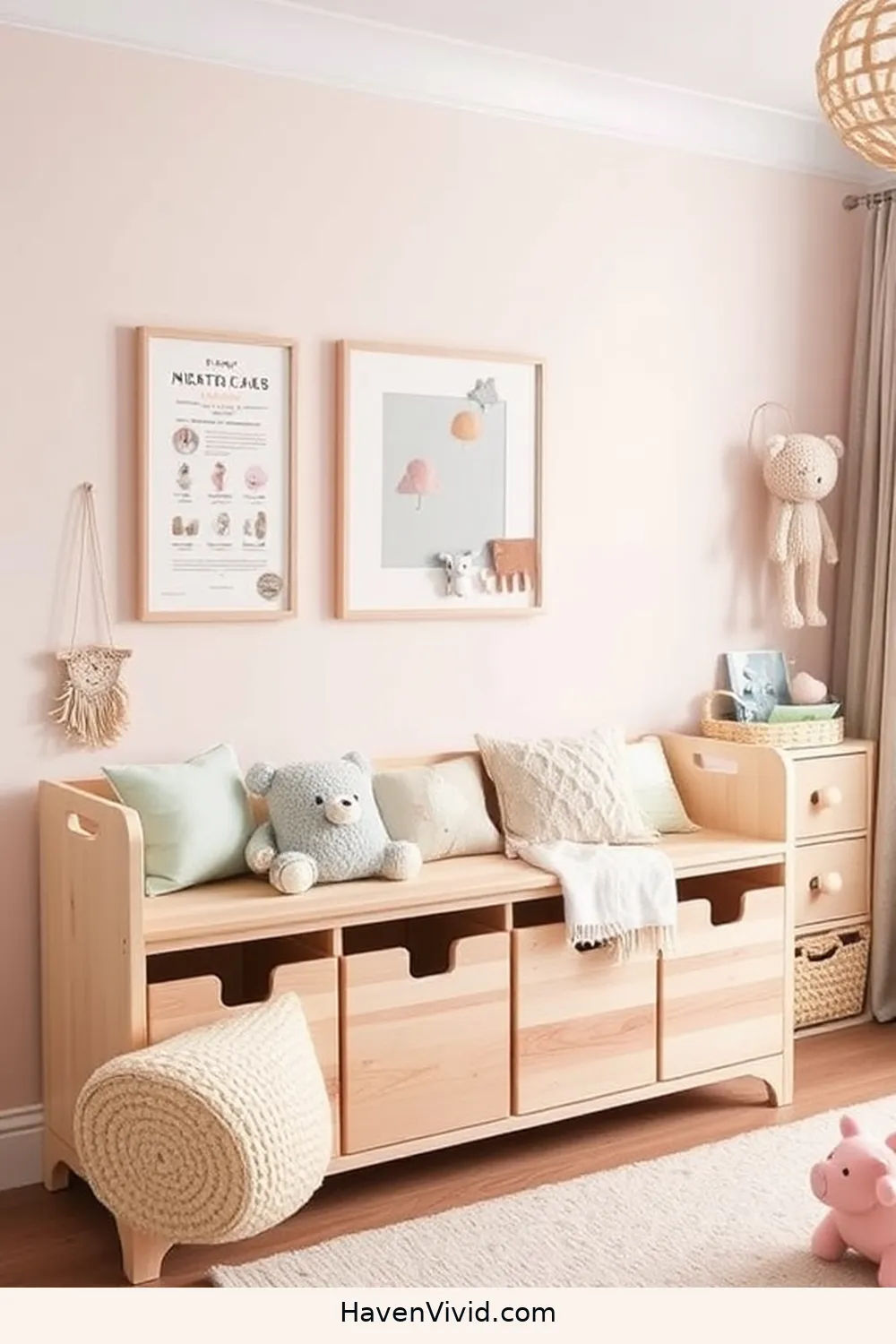 10 Chic Ways to Create a Glamorous Nursery Using Recycled Wood 5 Charming Recycled Wood Toy Storage for 10 Chic Ways to Create a Glamorous Nursery Using Recycled Wood