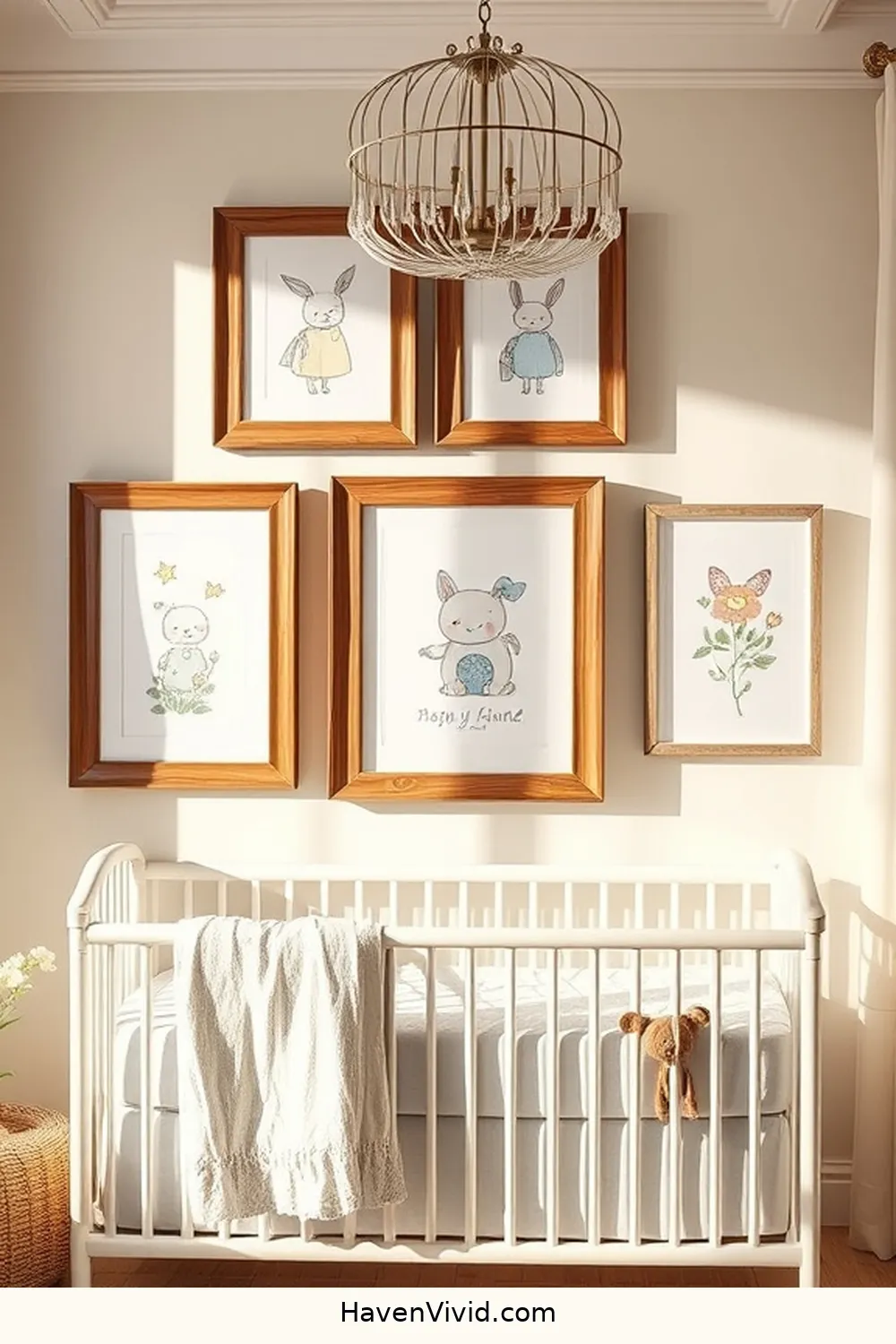 10 Chic Ways to Create a Glamorous Nursery Using Recycled Wood 9 Stylish Reclaimed Wood Picture Frames for 10 Chic Ways to Create a Glamorous Nursery Using Recycled Wood