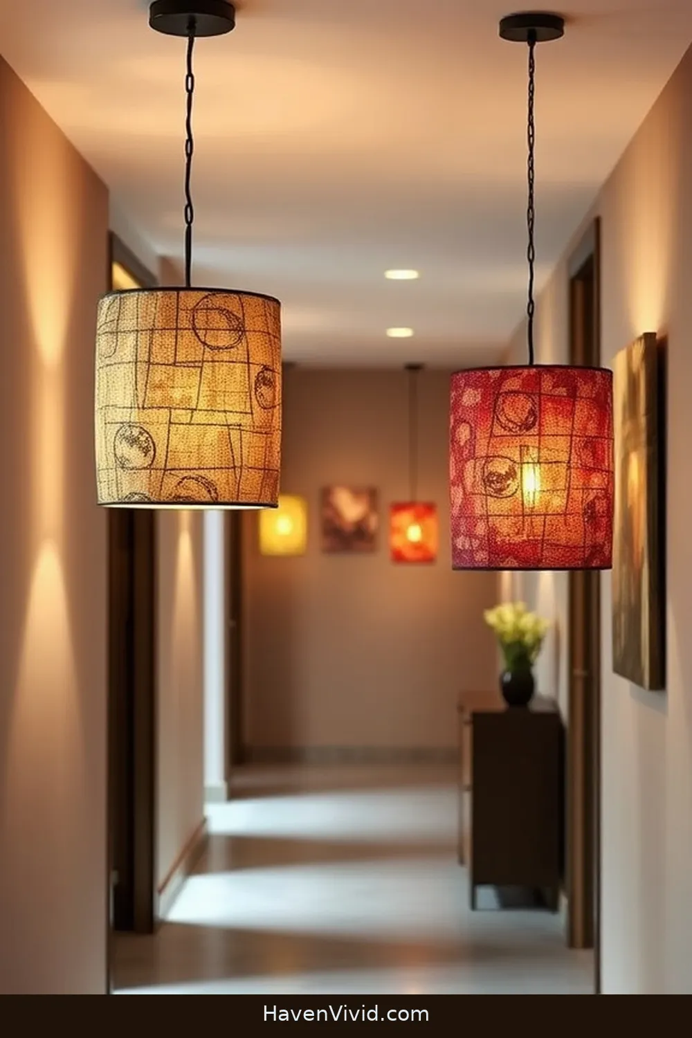 10 Creative Ways for Eco-Friendly Hallway Living Using Upcycled Fabric 6 Fabric-Wrapped Light Fixtures for 10 Creative Ways for Eco-Friendly Hallway Living Using Upcycled Fabric