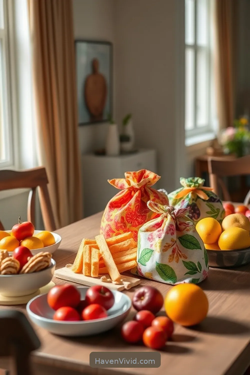 10 Creative Ways for Family-Friendly Living in Your Dining Room Using Upcycled Fabric 8 Reusable Fabric Snack Bags for 10 Creative Ways for Family-Friendly Living in Your Dining Room Using Upcycled Fabric