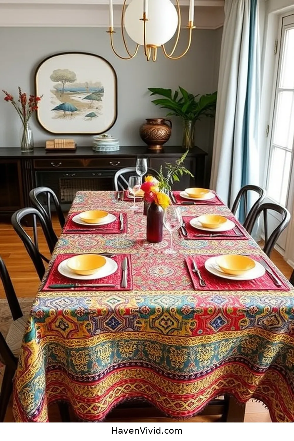 10 Creative Ways for Family-Friendly Living in Your Dining Room Using Upcycled Fabric 9 Stylish Tablecloths for 10 Creative Ways for Family-Friendly Living in Your Dining Room Using Upcycled Fabric
