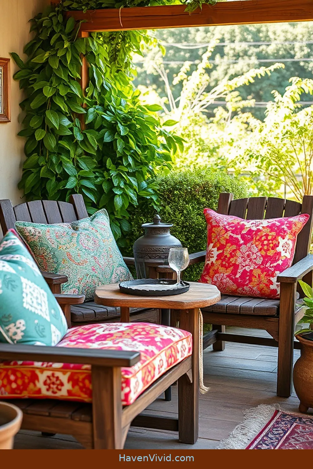 10 Creative Ways for Farmhouse Living in Your Outdoor Patio Using Upcycled Fabric 2 Upcycled Fabric Cushion Covers for Patio Furniture for 10 Creative Ways for Farmhouse Living in Your Outdoor Patio Using Upcycled Fabric