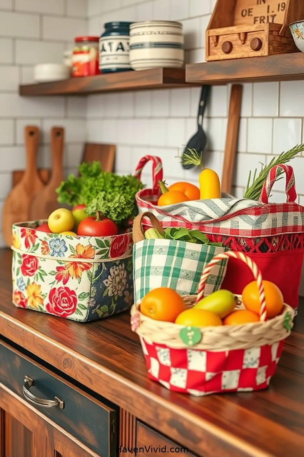 10 Creative Ways to Embrace Eco-Friendly Living in Your Kitchen Using Upcycled Fabric 3 Unique Fabric Baskets for Storage for 10 Creative Ways to Embrace Eco-Friendly Living in Your Kitchen Using Upcycled Fabric