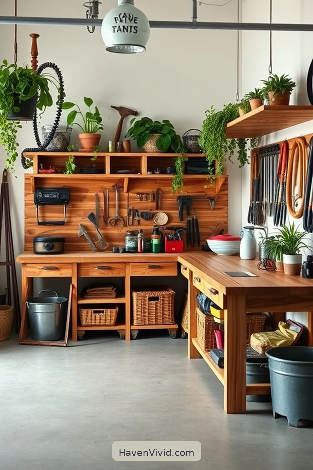10 Creative Ways to Embrace a Minimalist Garage Lifestyle Using Reclaimed Materials 3 Reclaimed Wood Workbench for a Functional Workspace for 10 Creative Ways to Embrace a Minimalist Garage Lifestyle Using Reclaimed Materials