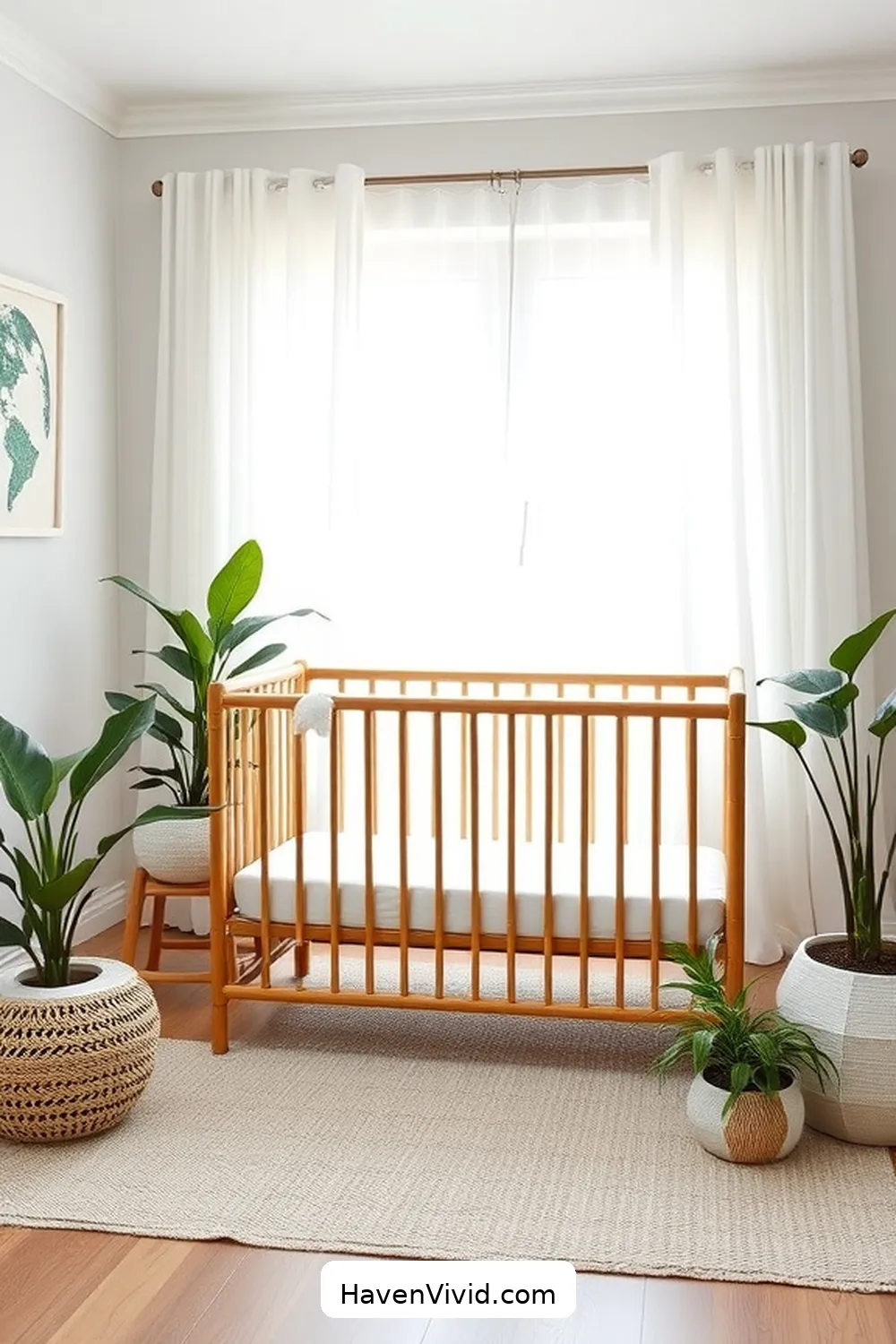 10 Stunning Ways to Embrace Coastal Living Using Bamboo in Your Nursery 2 Bamboo Cribs: The Perfect Blend of Safety and Style for 10 Stunning Ways to Embrace Coastal Living Using Bamboo in Your Nursery