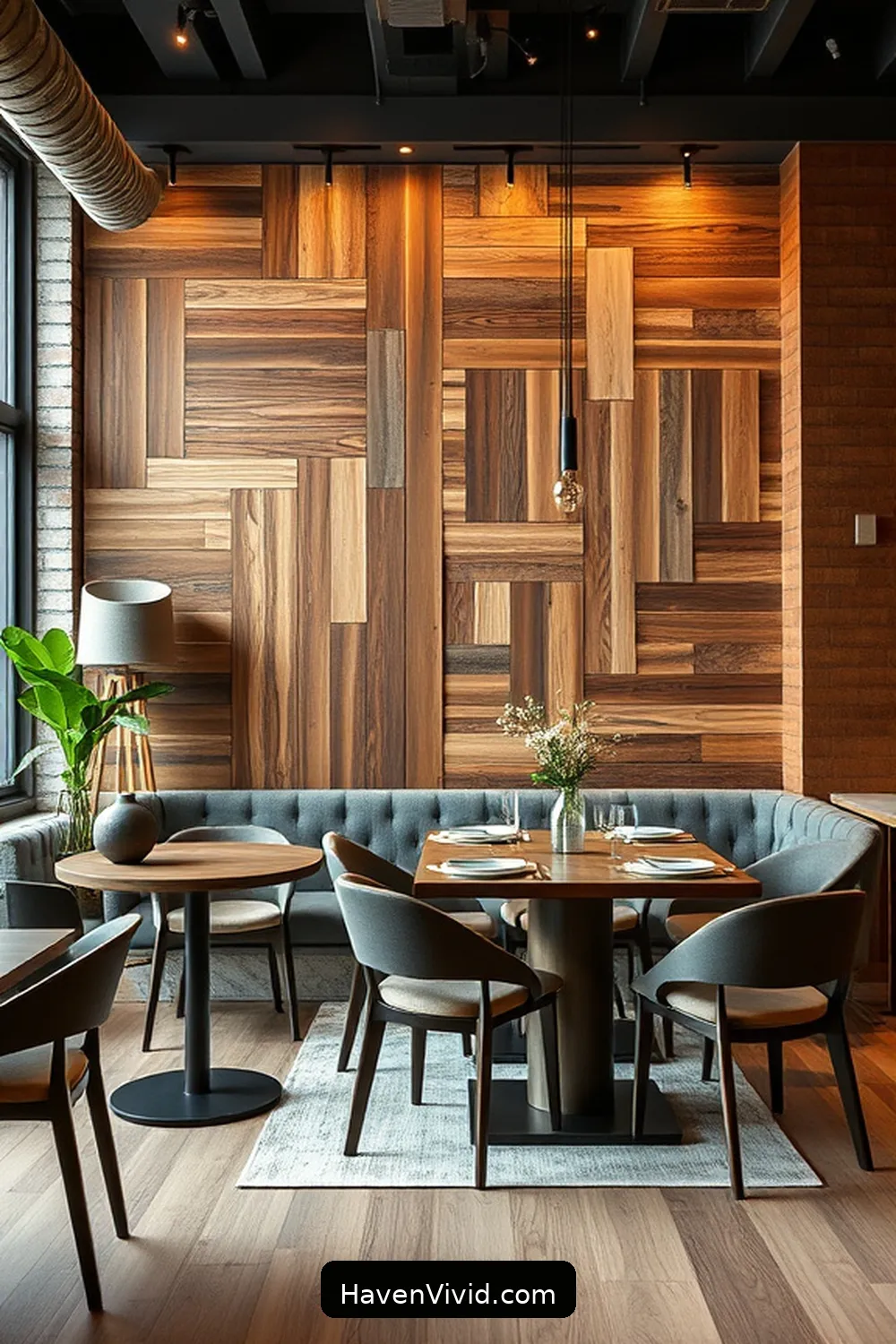 10 Stunning Ways to Use Recycled Wood in Your Urban Living Dining Room 11 Innovative Wood Partition Walls for 10 Stunning Ways to Use Recycled Wood in Your Urban Living Dining Room
