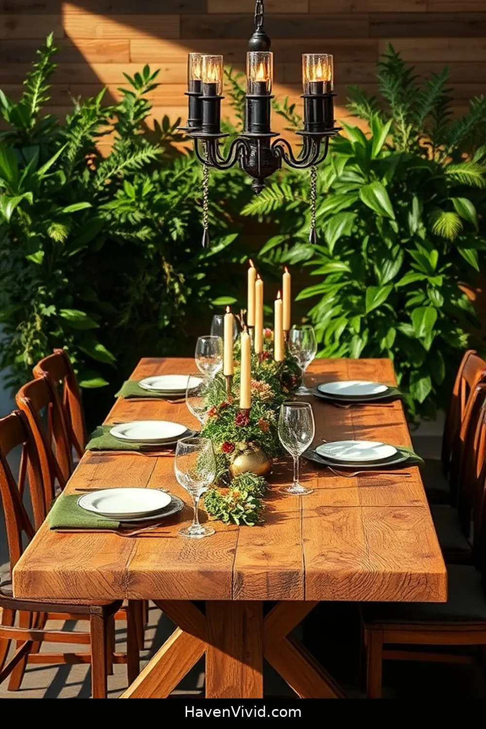 10 Stunning Ways to Use Recycled Wood in Your Urban Living Dining Room 2 Rustic Reclaimed Wood Dining Table for 10 Stunning Ways to Use Recycled Wood in Your Urban Living Dining Room