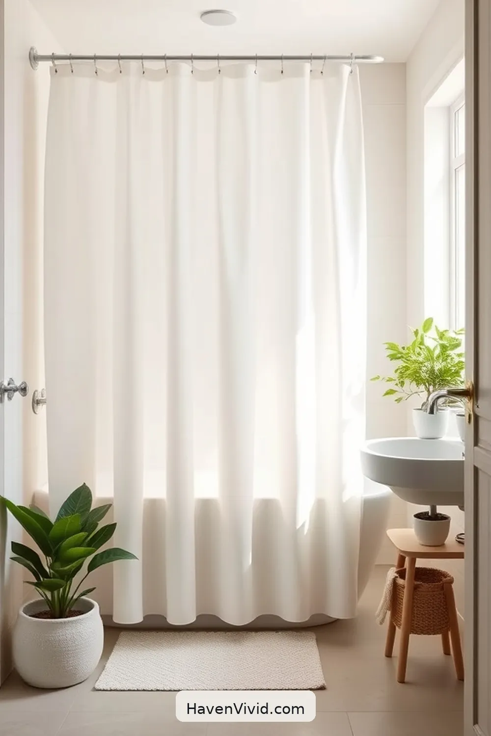 10 Tips for a Minimalist Lifestyle in Your Bathroom Using Organic Cotton Essentials 5 Invest in Sustainable Organic Cotton Shower Curtains for 10 Tips for a Minimalist Lifestyle in Your Bathroom Using Organic Cotton Essentials