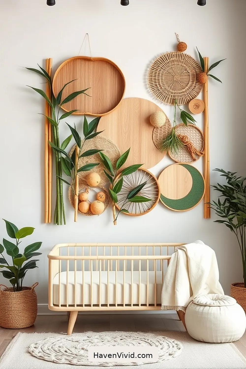 10 Ways of Using Bamboo in Urban Nursery Living Design 11 Creative Bamboo Wall Art for 10 Ways of Using Bamboo in Urban Nursery Living Design