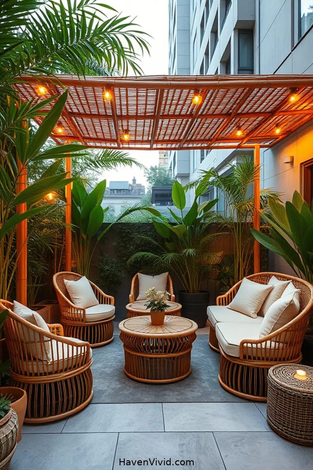 10 Ways of Using Bamboo in Urban Nursery Living Design 6 Outdoor Furniture and Decor for 10 Ways of Using Bamboo in Urban Nursery Living Design