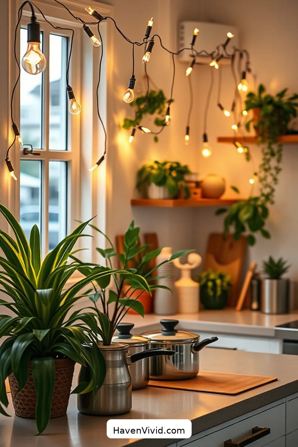 10 Ways to Brighten Urban Living Kitchens Using Solar-Powered Lights 11 Choose Eco-Friendly Solar Fairy String Lights for 10 Ways to Brighten Urban Living Kitchens Using Solar-Powered Lights