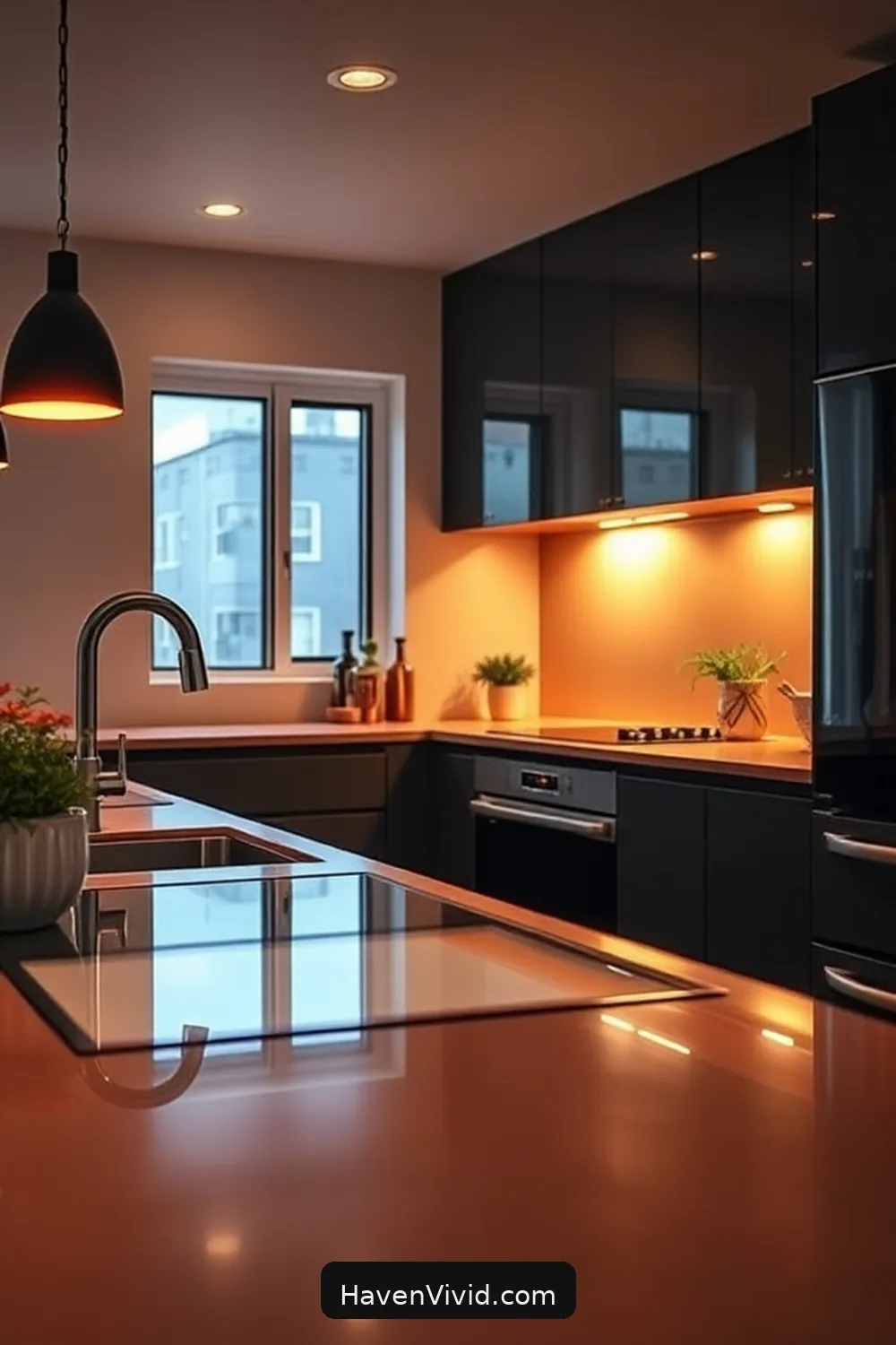 10 Ways to Brighten Urban Living Kitchens Using Solar-Powered Lights 6 Install Solar Under-Cabinet Lighting for 10 Ways to Brighten Urban Living Kitchens Using Solar-Powered Lights