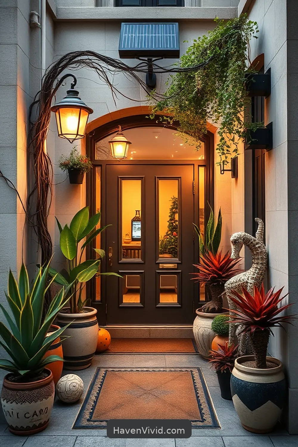 10 Ways to Brighten Your Urban Living Entryway Using Solar-Powered Lights 11 Combine Solar Lighting With Decorative Elements for a Personal Touch for 10 Ways to Brighten Your Urban Living Entryway Using Solar-Powered Lights