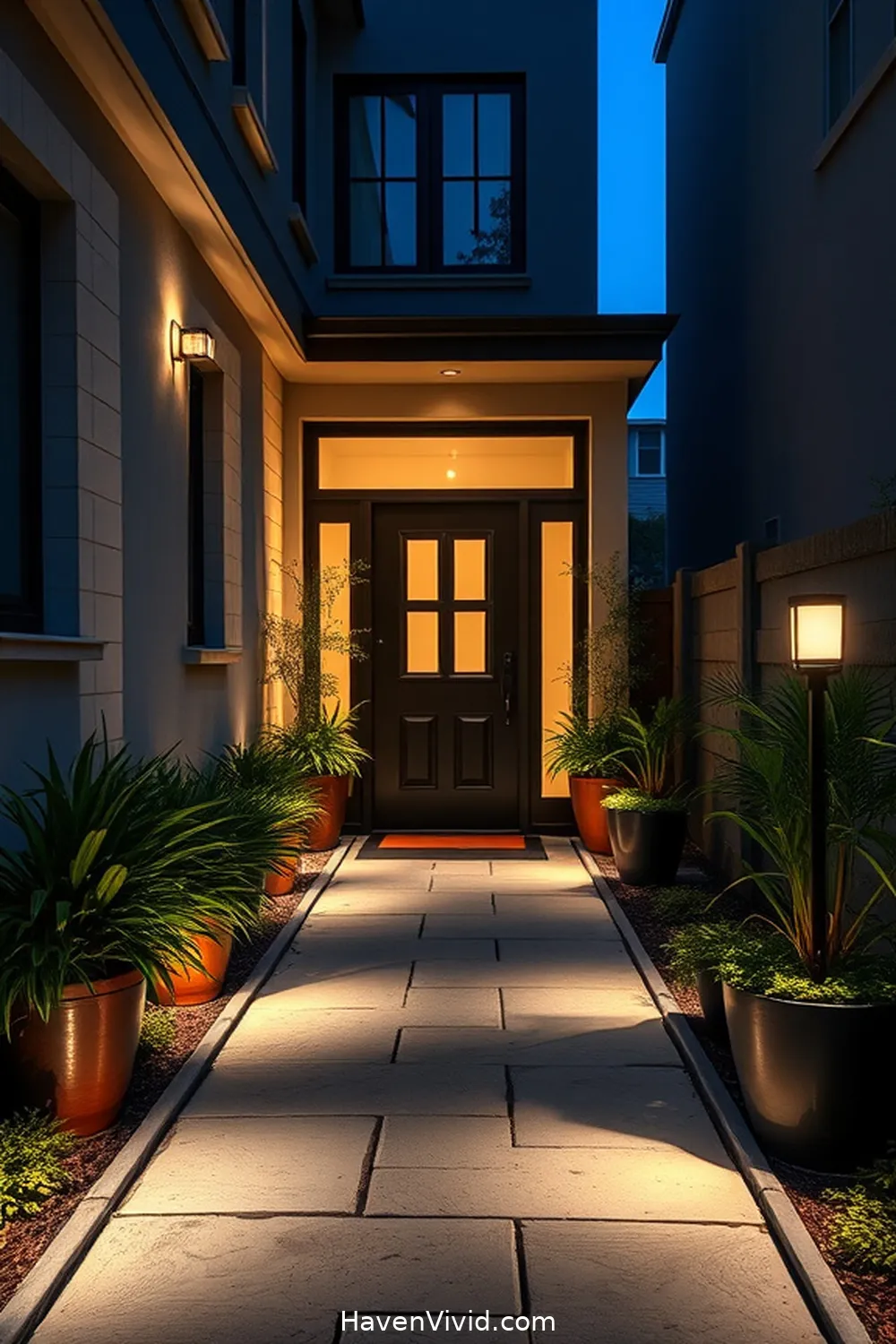 10 Ways to Brighten Your Urban Living Entryway Using Solar-Powered Lights 2 Install Solar Pathway Lights for a Welcoming Walkway for 10 Ways to Brighten Your Urban Living Entryway Using Solar-Powered Lights