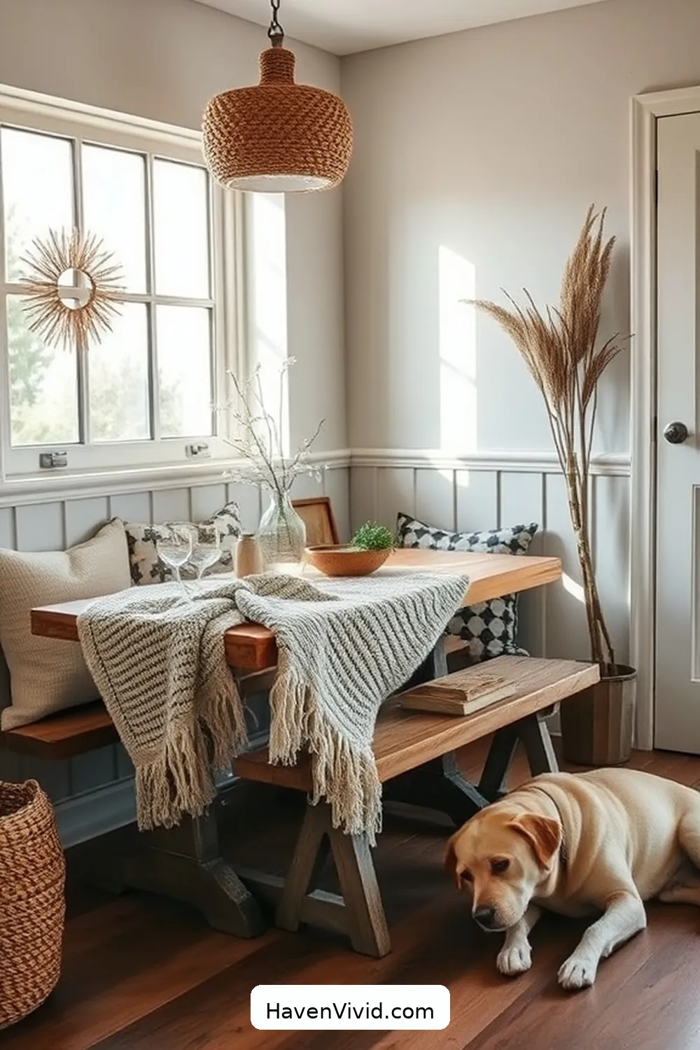 10 Ways to Create a Family-Friendly Dining Room Using Organic Cotton 6 Create a Cozy Dining Nook With Throws for 10 Ways to Create a Family-Friendly Dining Room Using Organic Cotton