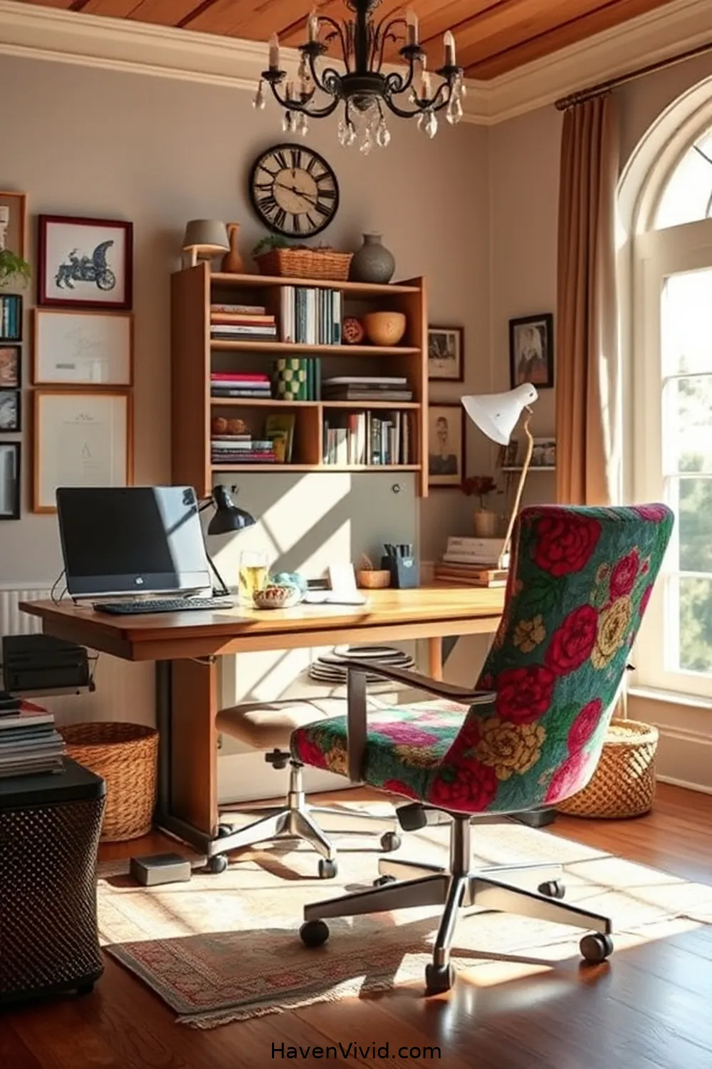 10 Ways to Create a Family-Friendly Living Home Office Using Upcycled Fabric 9 Design Playful Upholstery for Office Chairs for 10 Ways to Create a Family-Friendly Living Home Office Using Upcycled Fabric