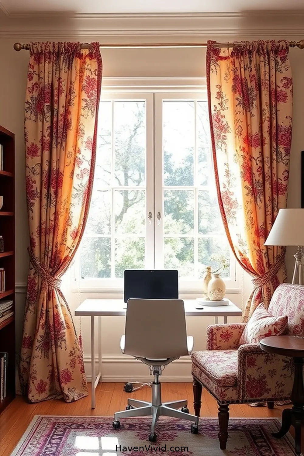 10 Ways to Create a Family-Friendly Living Home Office Using Upcycled Fabric 5 Upcycle Fabric Into Stylish Curtains for Privacy for 10 Ways to Create a Family-Friendly Living Home Office Using Upcycled Fabric
