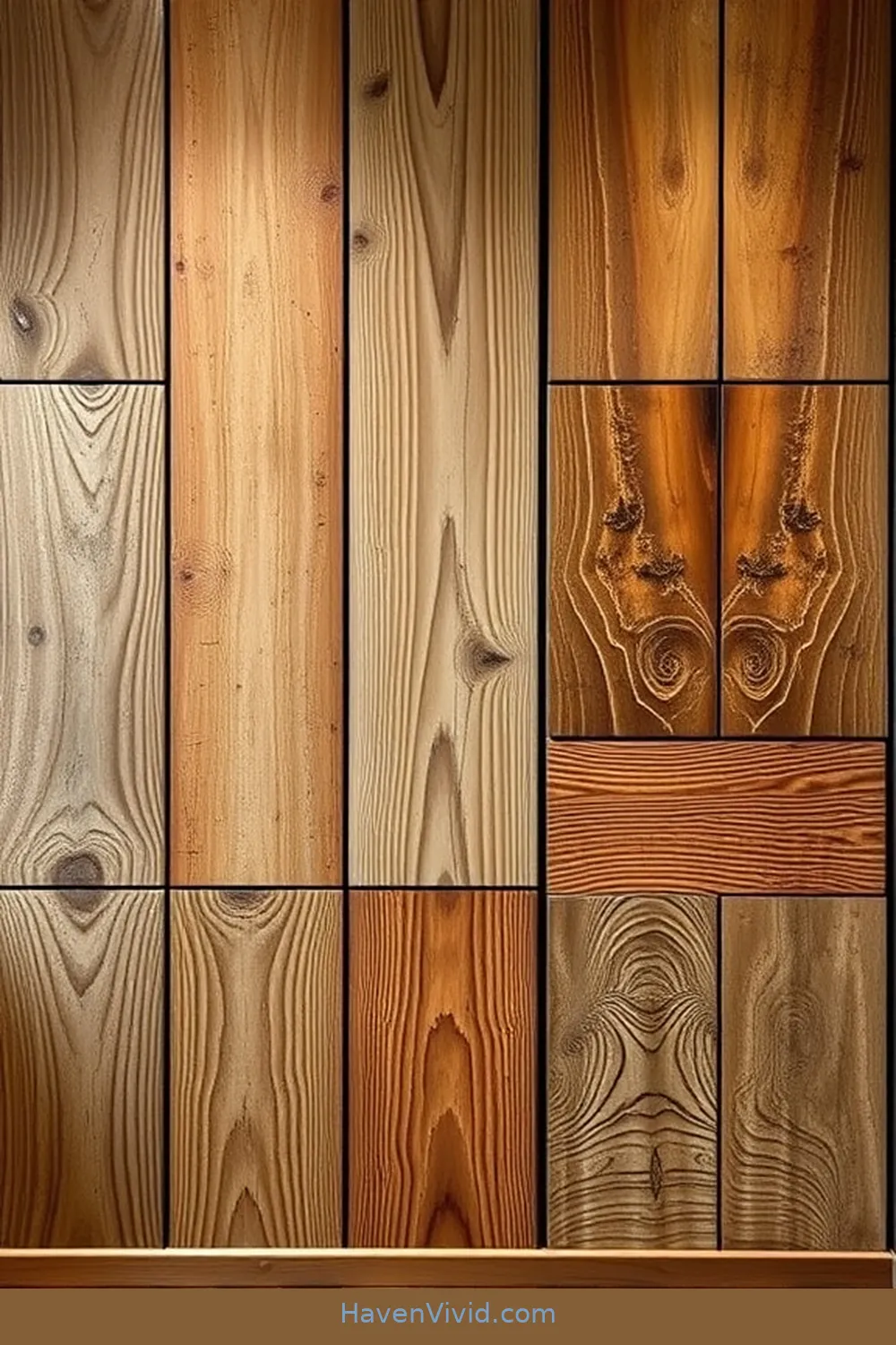 10 Ways to Create a Glamorous Library Using Recycled Wood 6 Create a Statement Wall Using Vintage Wood Panels for 10 Ways to Create a Glamorous Library Using Recycled Wood