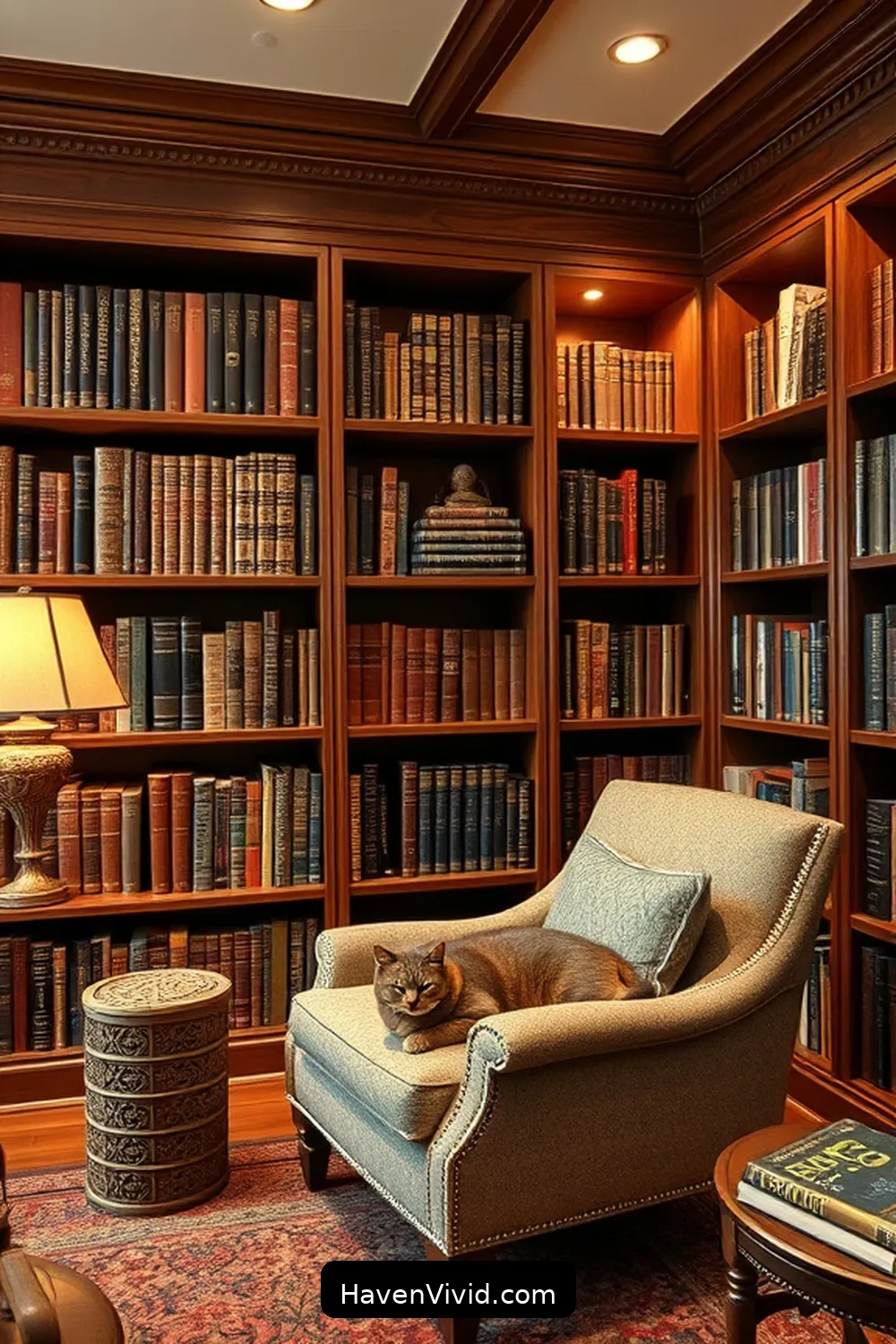 10 Ways to Create a Glamorous Library Using Recycled Wood 5 Incorporate Wood Accents With Reclaimed Trims for 10 Ways to Create a Glamorous Library Using Recycled Wood