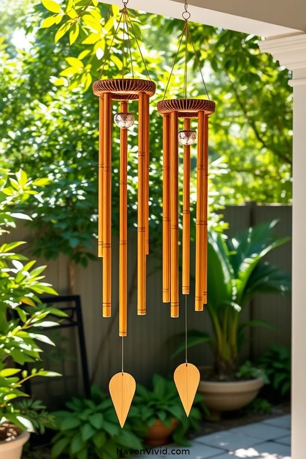 10 Ways to Create an Eco-Friendly Outdoor Patio Using Bamboo 9 Bamboo Wind Chimes: Add a Touch of Nature's Music for 10 Ways to Create an Eco-Friendly Outdoor Patio Using Bamboo