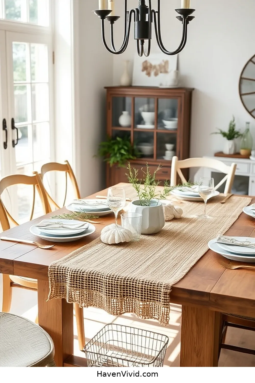 10 Ways to Embrace Coastal Living in Your Dining Room Using Natural Fibers 2 Incorporate Jute Table Runners for Texture for 10 Ways to Embrace Coastal Living in Your Dining Room Using Natural Fibers