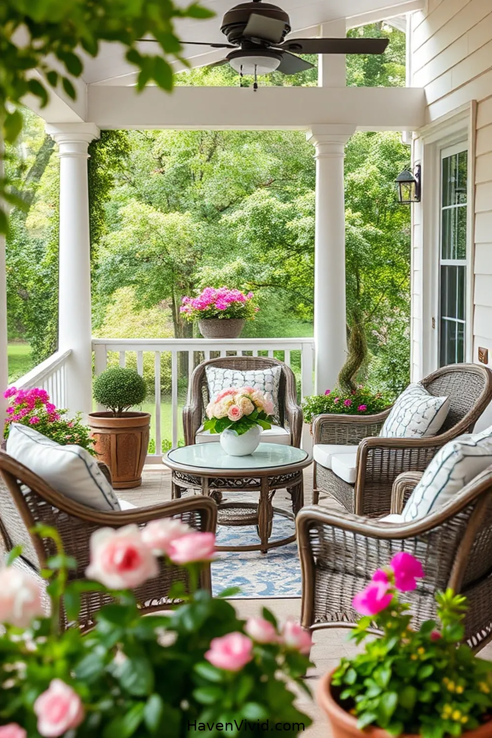 10 Ways to Embrace Farmhouse Living on Your Outdoor Patio Using Natural Fibers 11 Add a Touch of Nature With Wicker Furniture for 10 Ways to Embrace Farmhouse Living on Your Outdoor Patio Using Natural Fibers