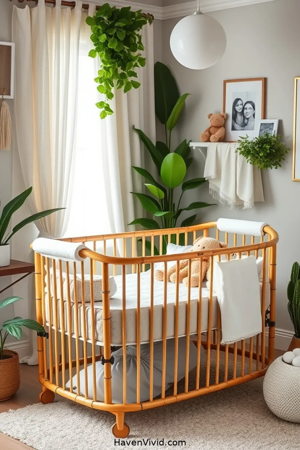 10 Ways to Use Bamboo for a Glamorous Nursery Lifestyle 2 Bamboo Cribs: A Stylish Centerpiece for 10 Ways to Use Bamboo for a Glamorous Nursery Lifestyle
