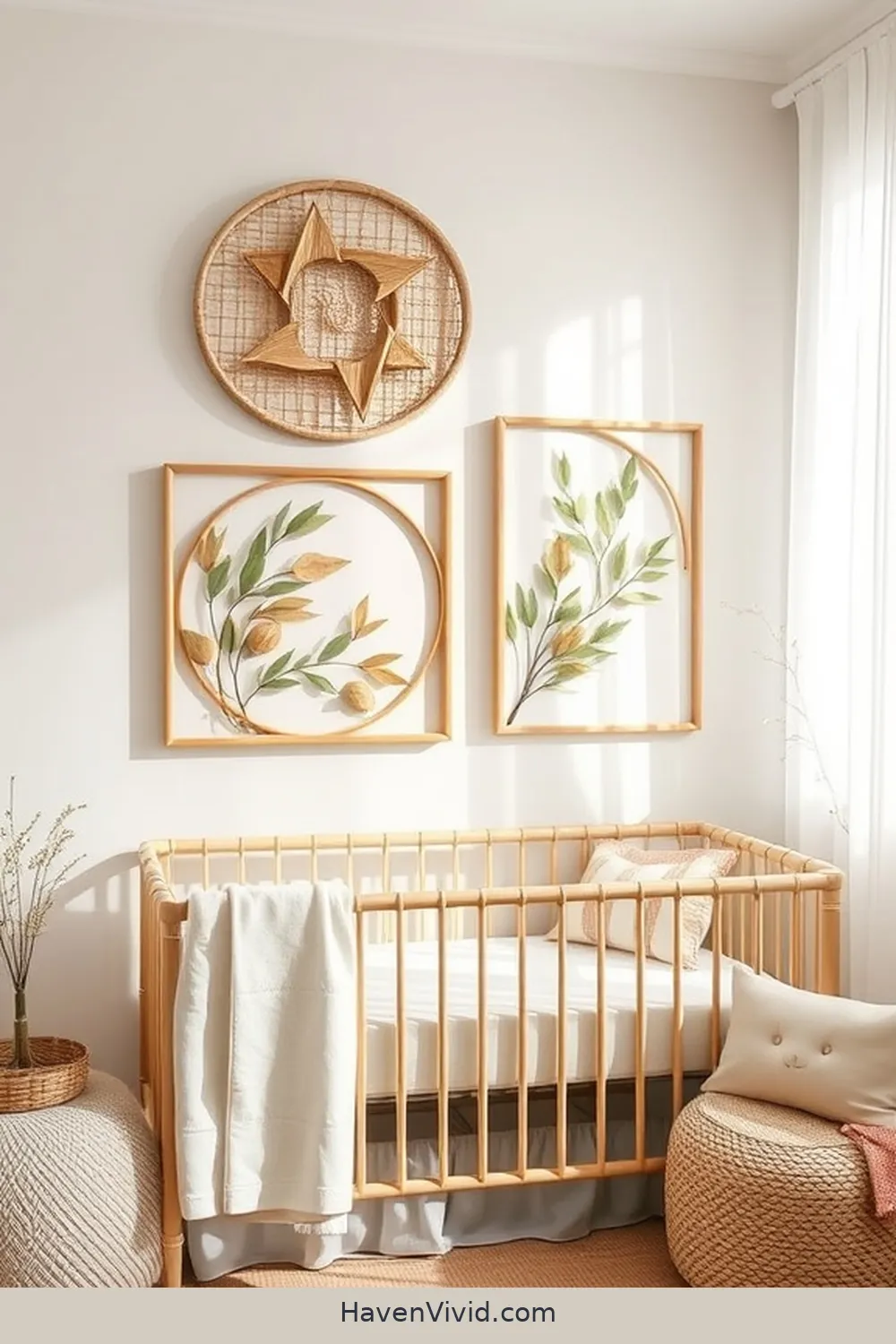 10 Ways to Use Bamboo for a Glamorous Nursery Lifestyle 5 Bamboo Wall Dรฉcor: Unique Art Pieces for 10 Ways to Use Bamboo for a Glamorous Nursery Lifestyle