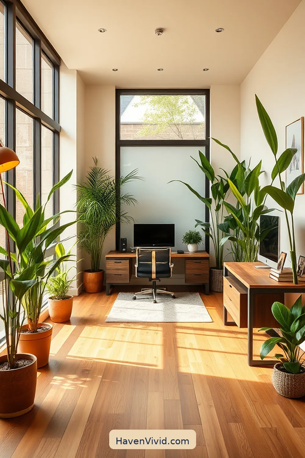 10 Ways to Use Bamboo in Your Urban Home Office 7 Bamboo Flooring for a Sustainable Work Space for 10 Ways to Use Bamboo in Your Urban Home Office