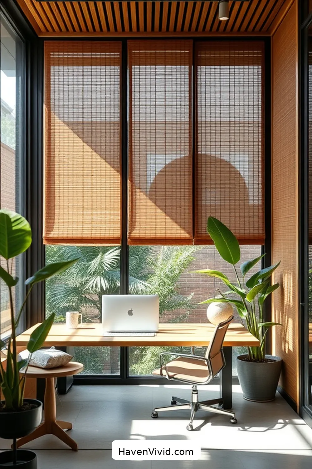 10 Ways to Use Bamboo in Your Urban Home Office 9 Bamboo Sound Absorbing Panels for Quiet Focus for 10 Ways to Use Bamboo in Your Urban Home Office