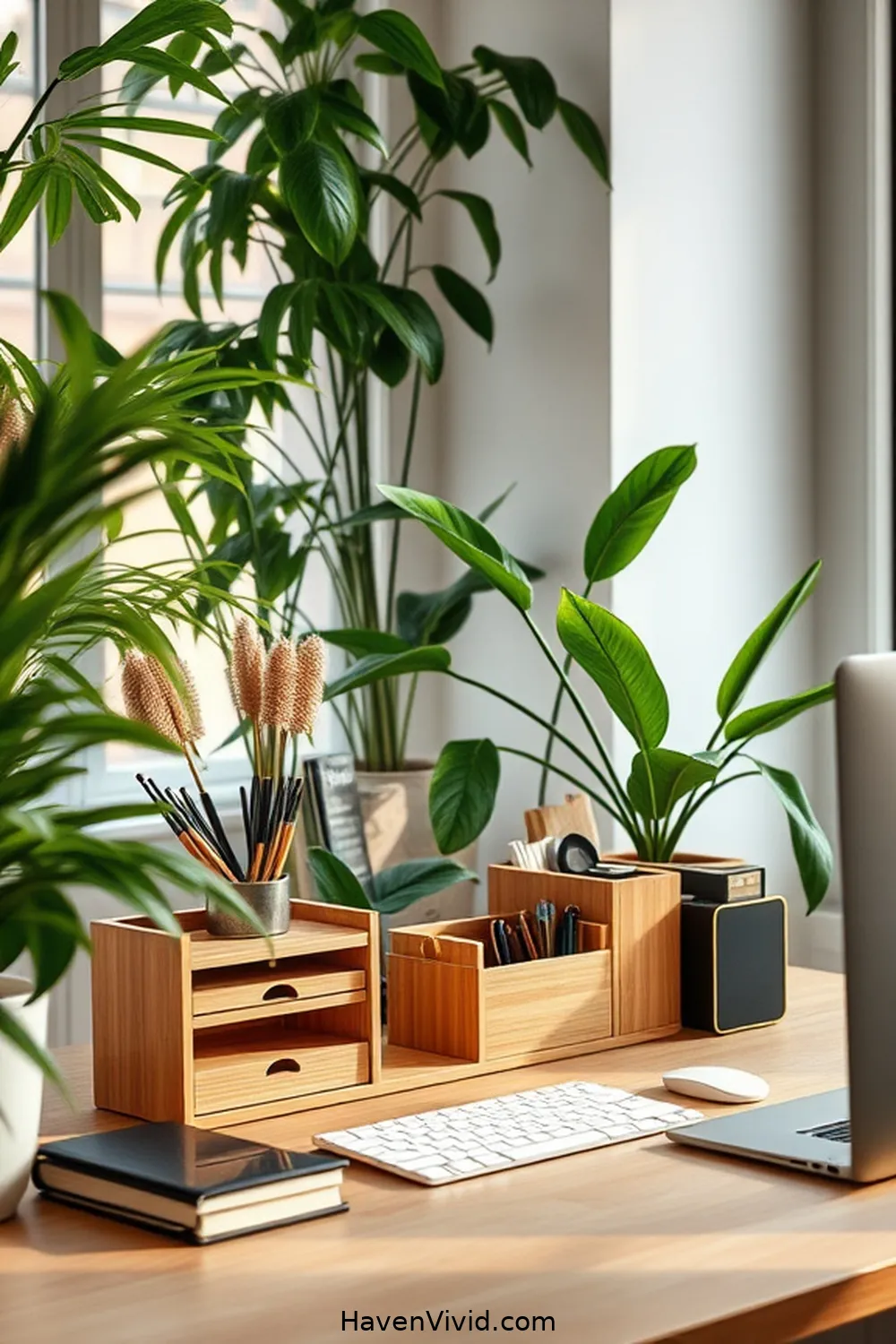 10 Ways to Use Bamboo in Your Urban Home Office 5 Eco-Friendly Bamboo Desk Organizers for 10 Ways to Use Bamboo in Your Urban Home Office