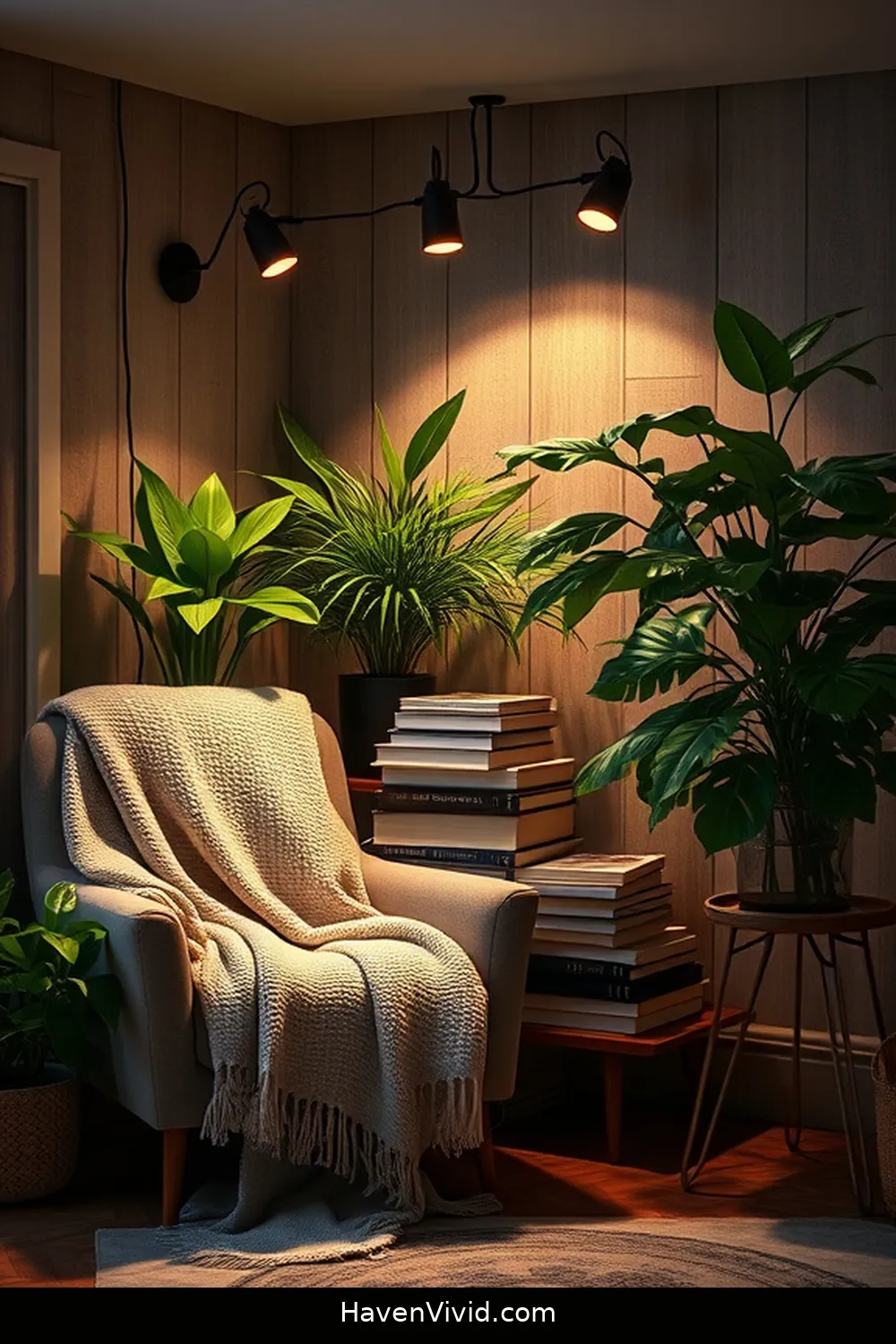 10 Ways to Use Solar-Powered Lights for Farmhouse Bedroom Living 5 Create a Cozy Reading Nook With Solar-Powered Spotlights for 10 Ways to Use Solar-Powered Lights for Farmhouse Bedroom Living