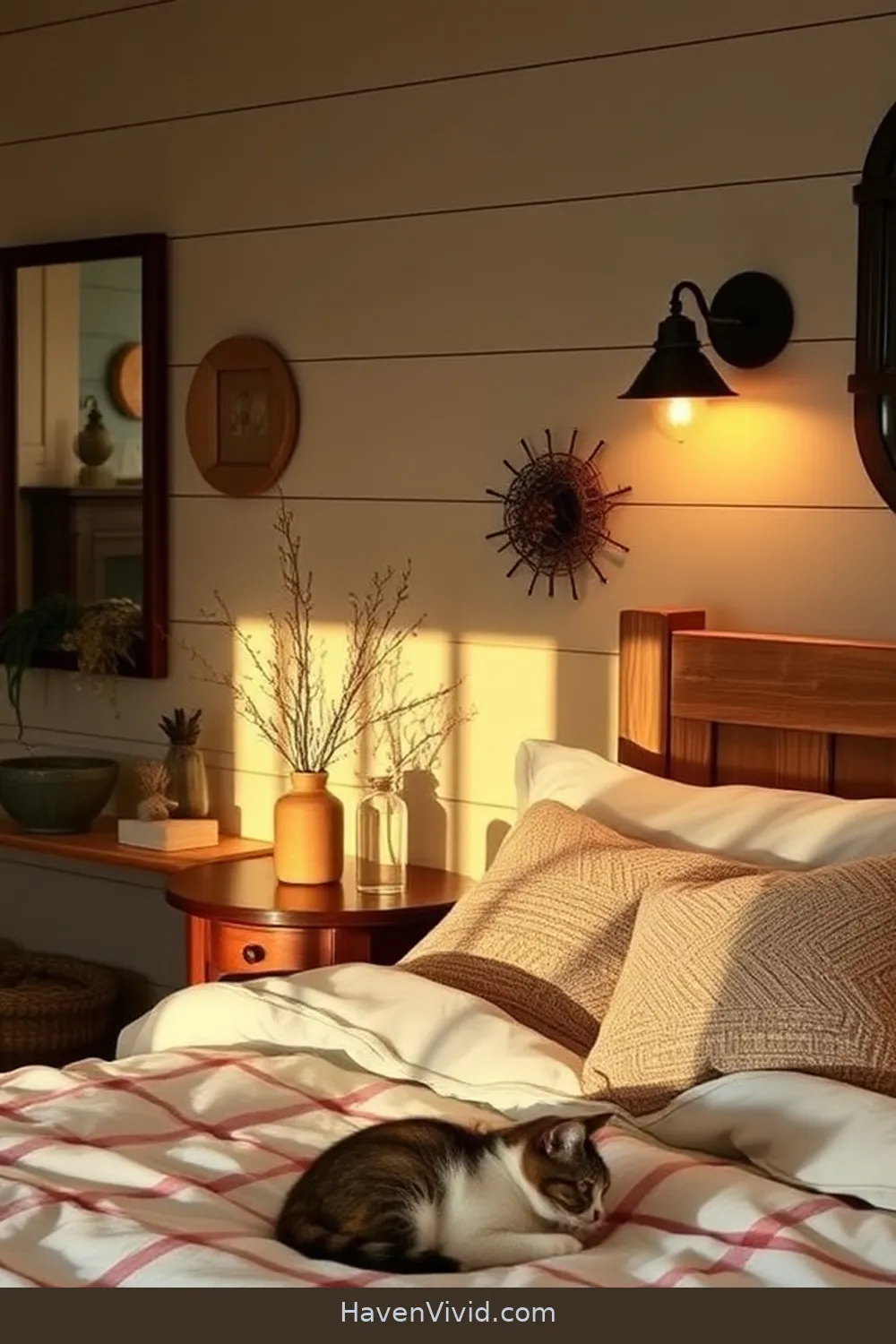 10 Ways to Use Solar-Powered Lights for Farmhouse Bedroom Living 4 Use Solar Wall Sconces for Accent Lighting for 10 Ways to Use Solar-Powered Lights for Farmhouse Bedroom Living