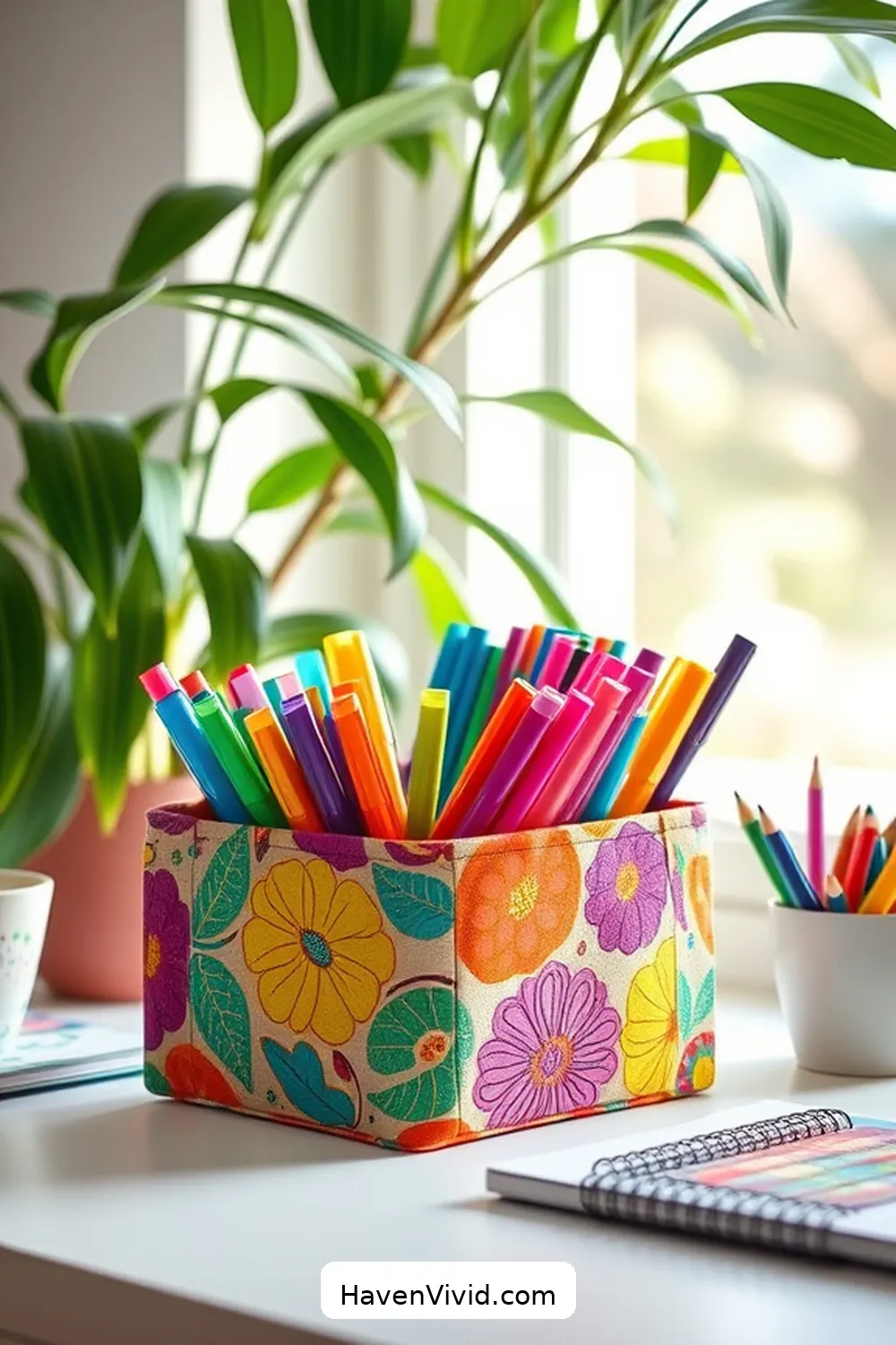 11 Creative Ways for Eco-Friendly Living Using Upcycled Fabric in Your Home Office 3 Upcycled Fabric Desk Organizer for 11 Creative Ways for Eco-Friendly Living Using Upcycled Fabric in Your Home Office