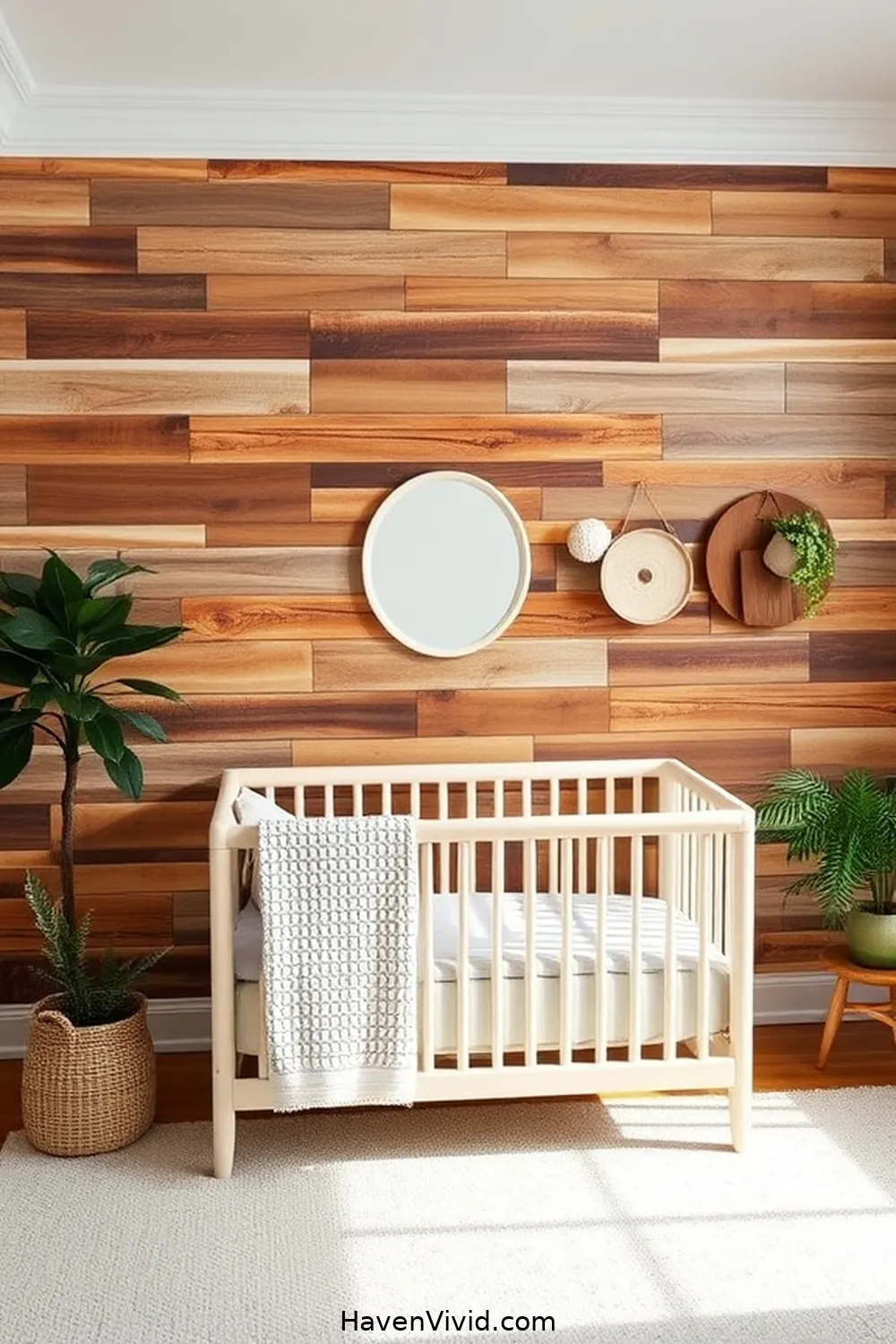 11 Creative Ways for Eco-Friendly Living in Your Nursery Using Reclaimed Materials 3 Create a Statement Wall With Reclaimed Wood for 11 Creative Ways for Eco-Friendly Living in Your Nursery Using Reclaimed Materials