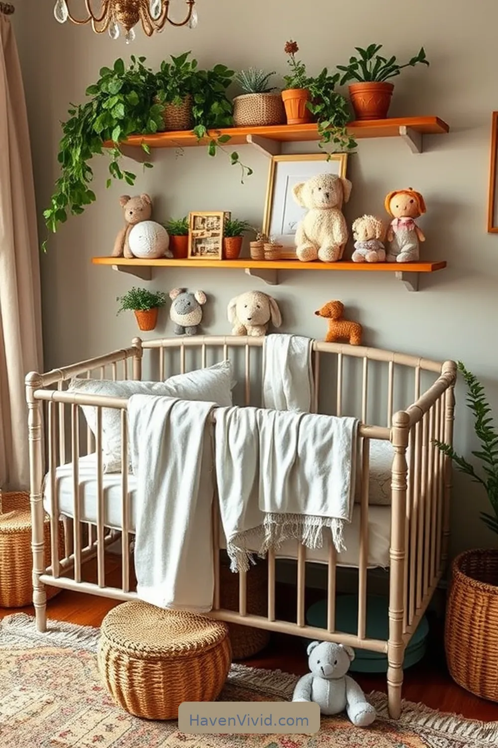 11 Creative Ways for Eco-Friendly Living in Your Nursery Using Reclaimed Materials 2 Repurpose Old Cribs Into Unique Shelving Units for 11 Creative Ways for Eco-Friendly Living in Your Nursery Using Reclaimed Materials