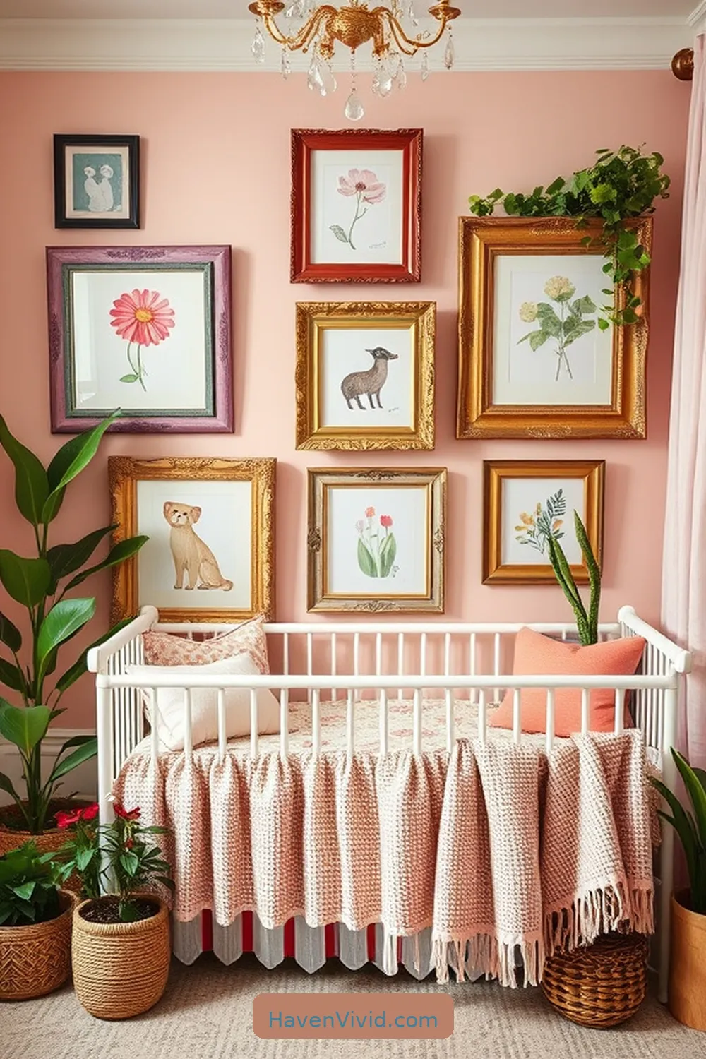 11 Creative Ways for Eco-Friendly Living in Your Nursery Using Reclaimed Materials 11 Use Antique Frames for Personalized Wall Art for 11 Creative Ways for Eco-Friendly Living in Your Nursery Using Reclaimed Materials