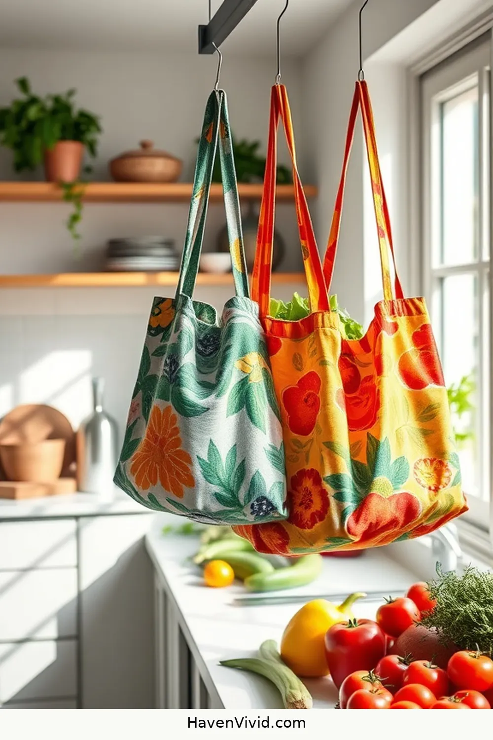 11 Creative Ways for Urban Kitchen Living Using Upcycled Fabric 3 Reusable Produce Bags for 11 Creative Ways for Urban Kitchen Living Using Upcycled Fabric