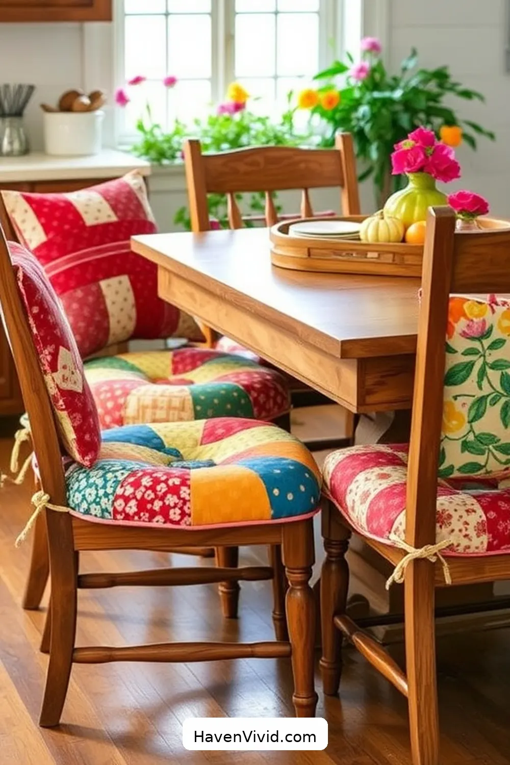 11 Creative Ways for Urban Kitchen Living Using Upcycled Fabric 8 Unique Kitchen Chair Cushions for 11 Creative Ways for Urban Kitchen Living Using Upcycled Fabric