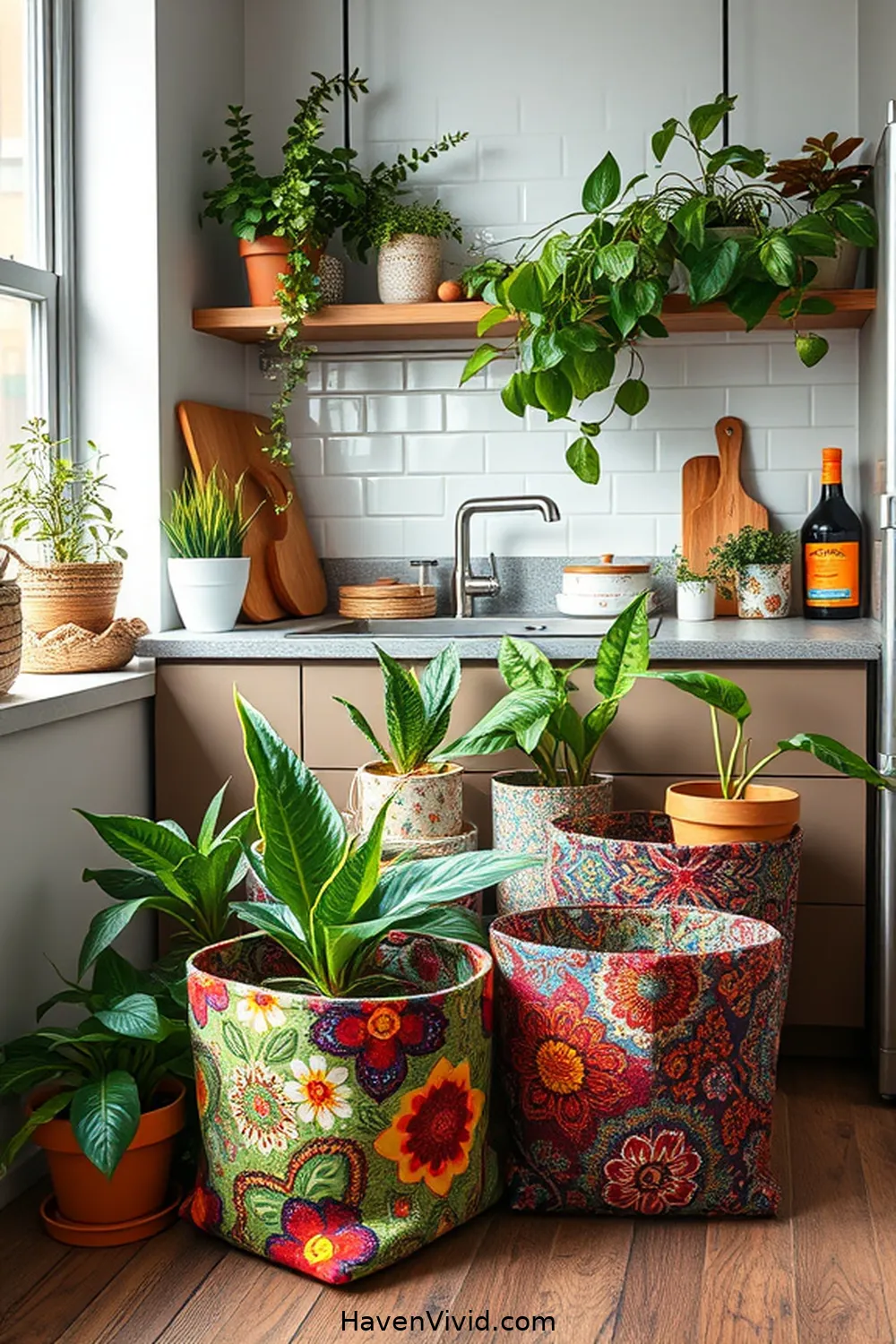 11 Creative Ways for Urban Kitchen Living Using Upcycled Fabric 7 Upcycled Fabric Storage Bins for 11 Creative Ways for Urban Kitchen Living Using Upcycled Fabric