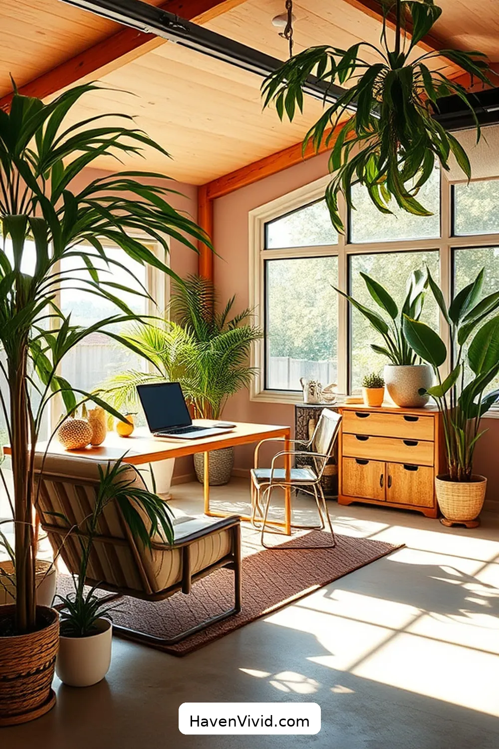 11 Innovative Ways for Urban Living in Your Garage Using Bamboo 2 Transform Your Garage Into a Home Office With Bamboo Furniture for 11 Innovative Ways for Urban Living in Your Garage Using Bamboo
