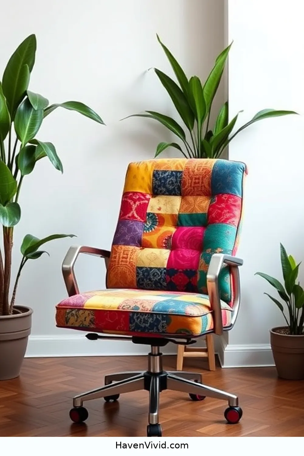 11 Stylish Ideas for Urban Living: Using Upcycled Fabric in Your Home Office 4 Stylish Upholstered Office Chair for 11 Stylish Ideas for Urban Living: Using Upcycled Fabric in Your Home Office