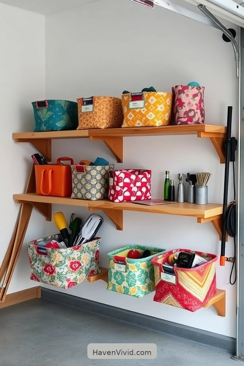11 Tips for a Minimalist Lifestyle in Your Garage Using Upcycled Fabric 7 Craft Fabric Baskets for Small Items for 11 Tips for a Minimalist Lifestyle in Your Garage Using Upcycled Fabric