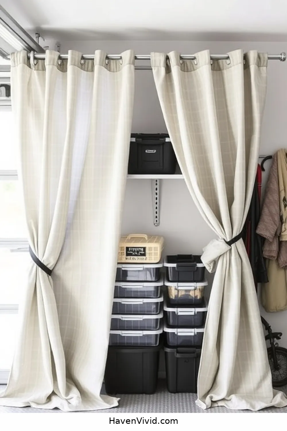 11 Tips for a Minimalist Lifestyle in Your Garage Using Upcycled Fabric 11 Upcycle Old Curtains Into Functional Covers for 11 Tips for a Minimalist Lifestyle in Your Garage Using Upcycled Fabric