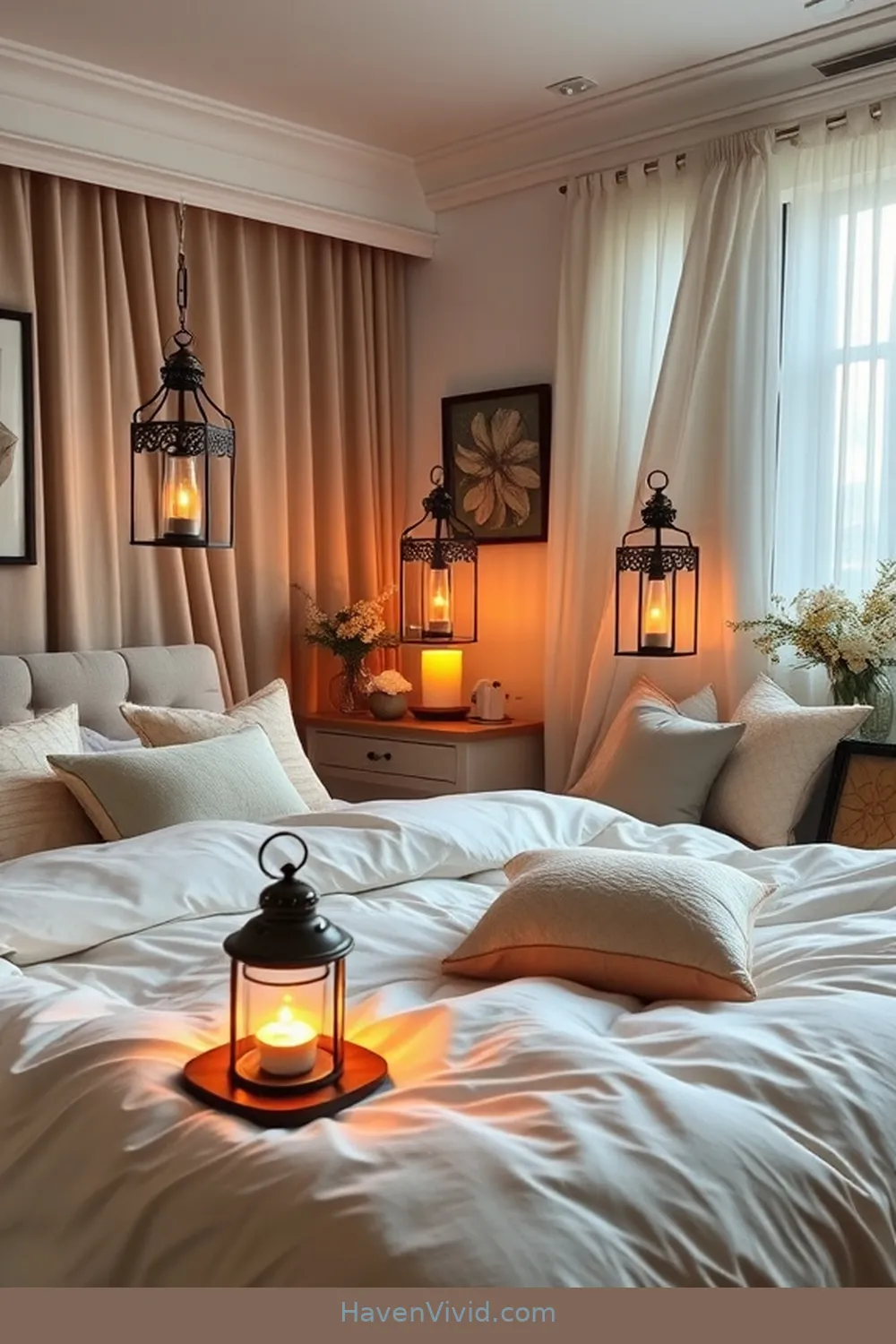 11 Ways to Achieve a Glamorous Bedroom Lifestyle Using Solar-Powered Lights 4 Incorporate Solar Lanterns for a Cozy Atmosphere for 11 Ways to Achieve a Glamorous Bedroom Lifestyle Using Solar-Powered Lights