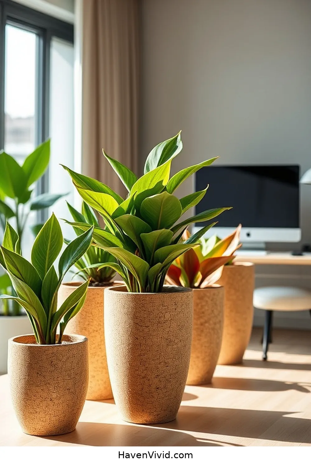 11 Ways to Embrace Eco-Friendly Living Using Cork in Your Home Office 9 Cork Planters for Indoor Plants for 11 Ways to Embrace Eco-Friendly Living Using Cork in Your Home Office
